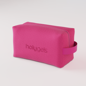 Pink Mesh Beauty Bag