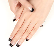 Black French Tip